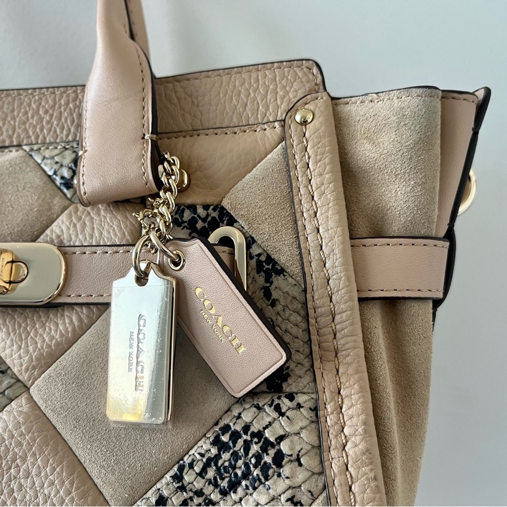 Coach Patchwork Swagger Bag - Picture 7 of 12